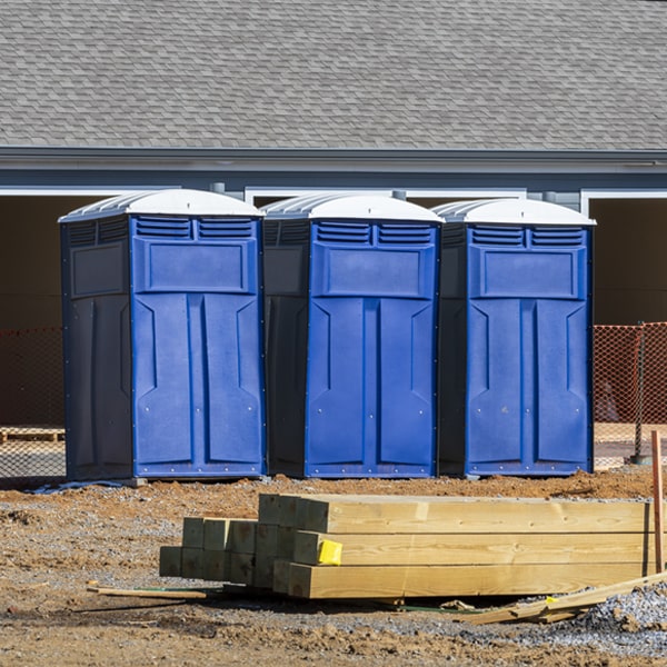 how can i report damages or issues with the porta potties during my rental period in Wheatley AR